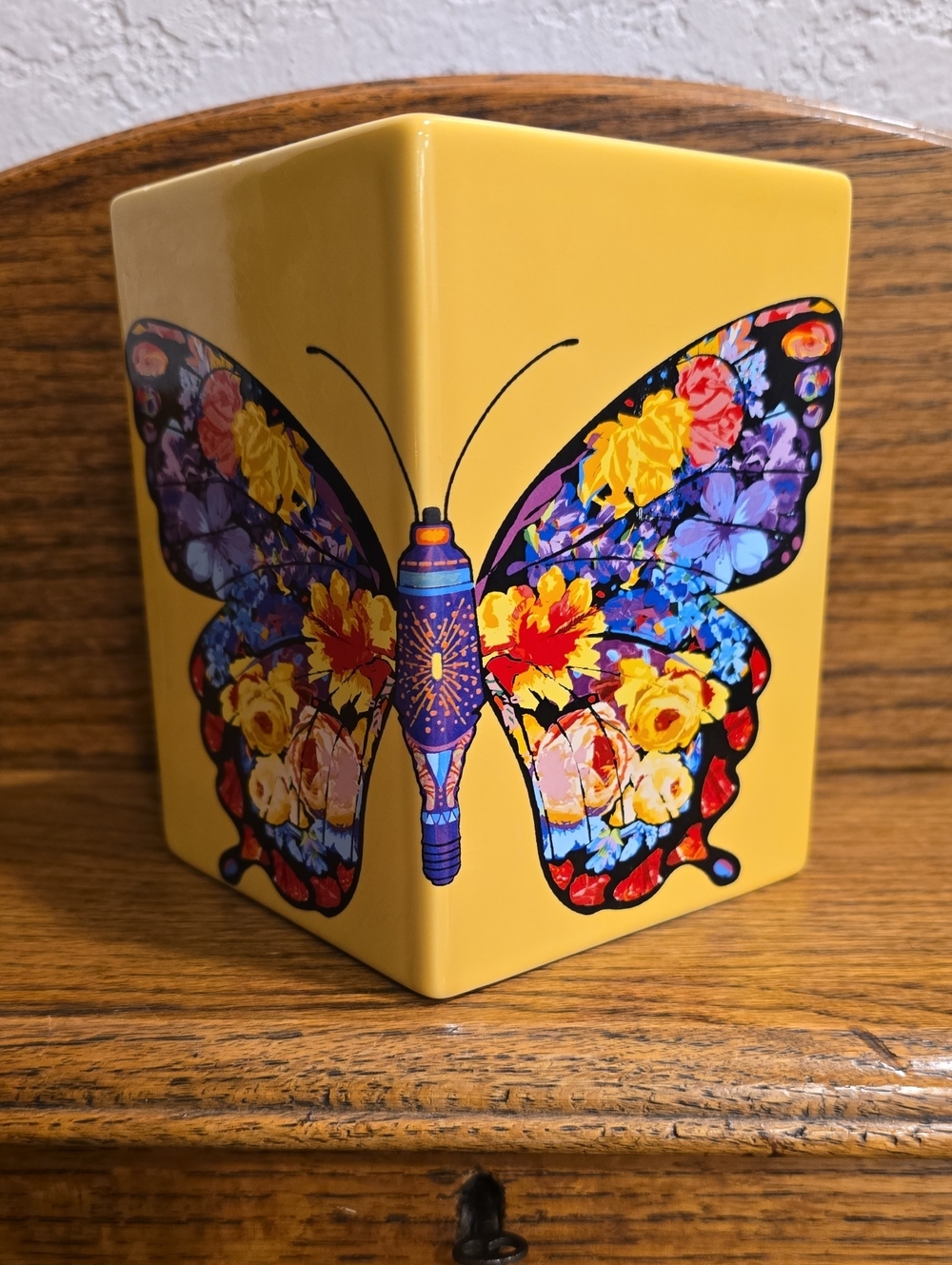 Teleflora Ceramic Butterfly Vase